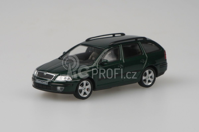 Abrex Škoda Octavia II Combi (2004) 1:43 - Zelená Natur Metalíza
