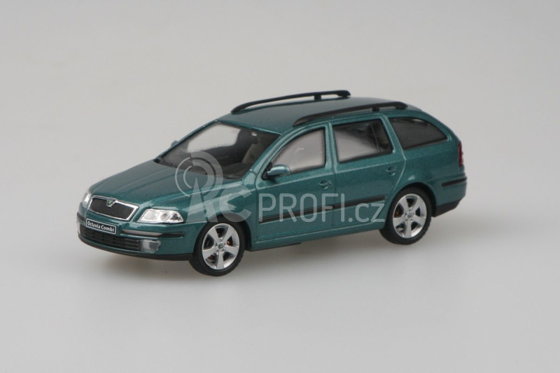 Abrex Škoda Octavia II Combi (2004) 1:43 - Zelená Island Metalíza