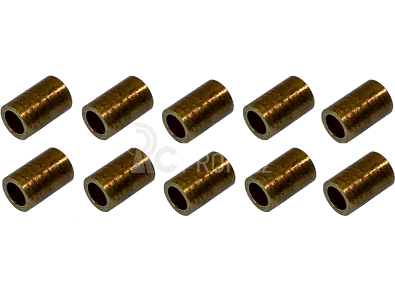 Kroužek mosazný 3x2x4.5mm (10)