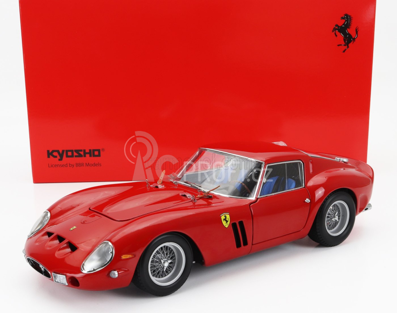 Kyosho Ferrari 250 Gto Coupe 1962 1:18, červená