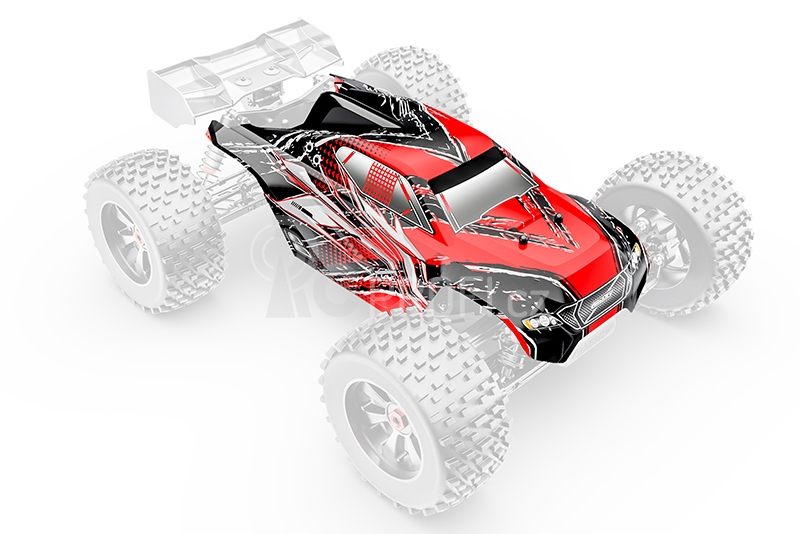 Lakovaná lexanová karoserie KRONOS XP 6S, vystřižená, 1 ks.
