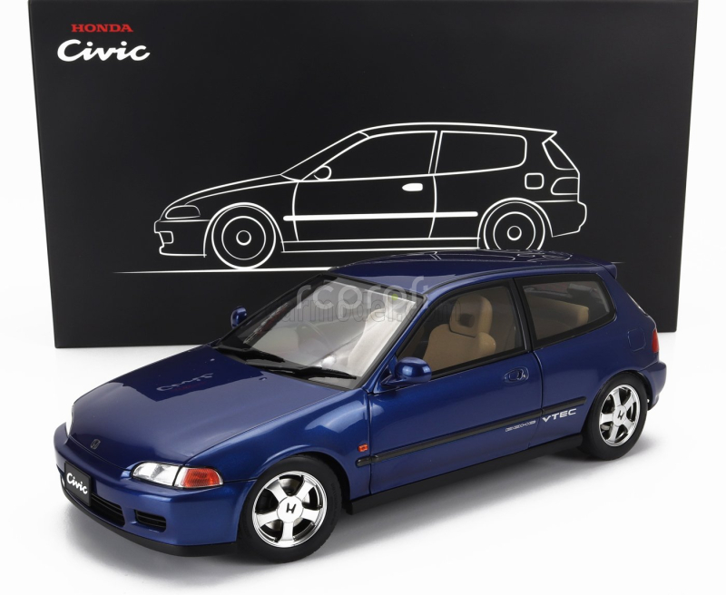 Lcd-model Honda Civic Sir Ii Eg6 Vtec 1993 1:18 Blue