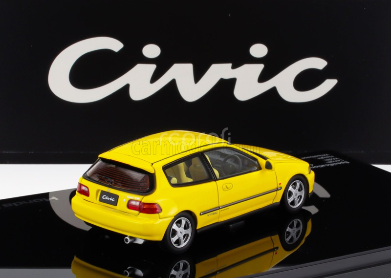 Lcd-model Honda Civic Sir Ii Eg6 Vtec 1993 1:43 Žlutá