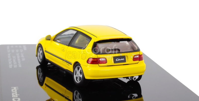 Lcd-model Honda Civic Sir Ii Eg6 Vtec 1993 1:43 Žlutá