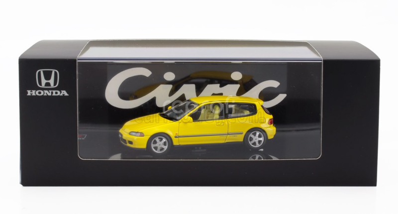 Lcd-model Honda Civic Sir Ii Eg6 Vtec 1993 1:43 Žlutá