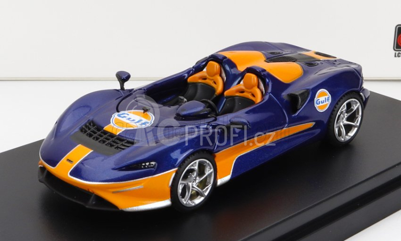 Lcd-model Mclaren Elva Gulf Livery 2020 1:64 Modrá Oranžová