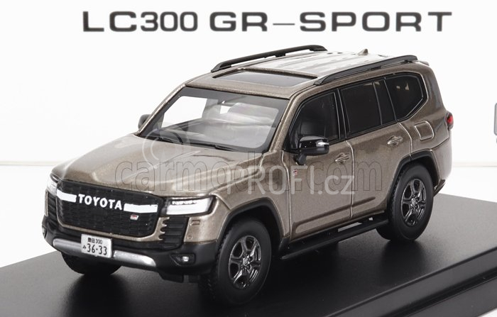 Lcd-model Toyota Land Cruiser Lc300-gr Sport 2022 1:64 Gold