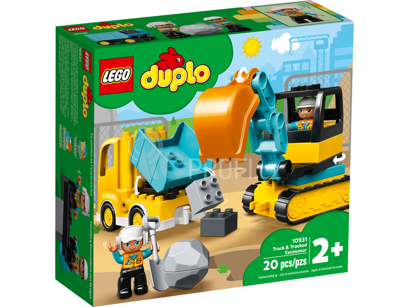 LEGO DUPLO - Náklaďák a pásový bagr