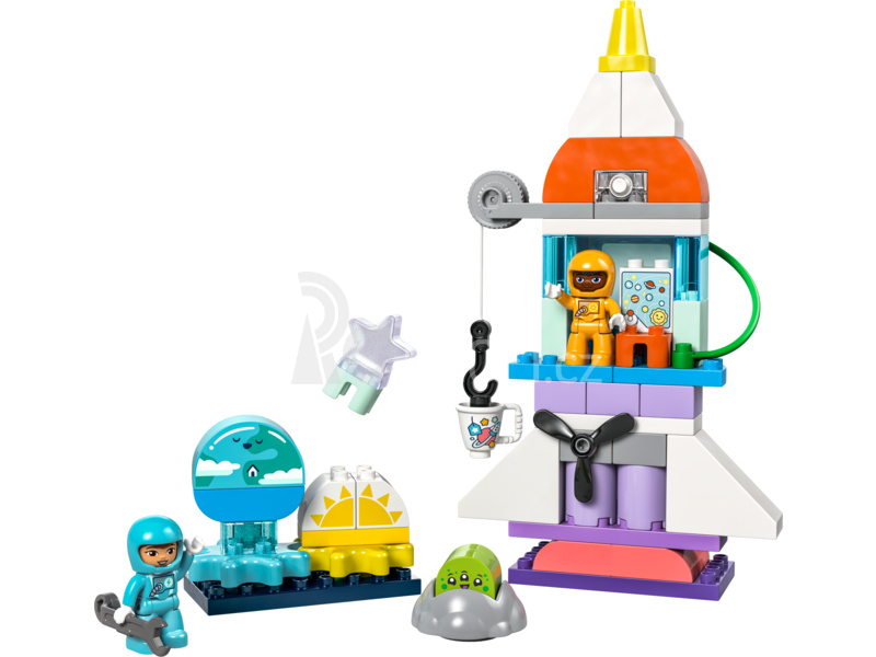 LEGO DUPLO - Vesmírné dobrodružství s raketoplánem 3 v 1