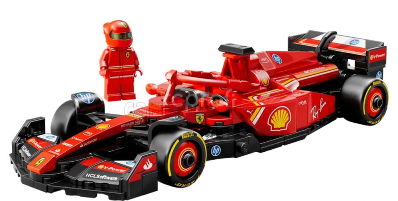 Lego Ferrari Lego Speed Champion - F1  Sf-24 Team Scuderia Ferrari Season 2024 - 275 Pezzi - 275 Pcs 1:25 Červená Černá