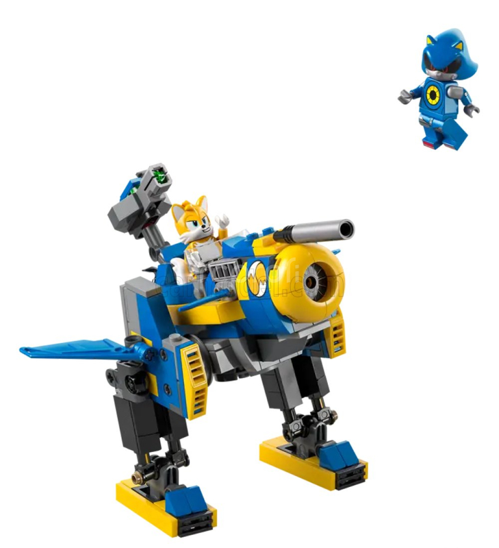 Lego Figures Sonic The Hedgehog - Cyclone Vs Metal Sonic - 290 Pezzi - 290 Pcs Modrá Žlutá