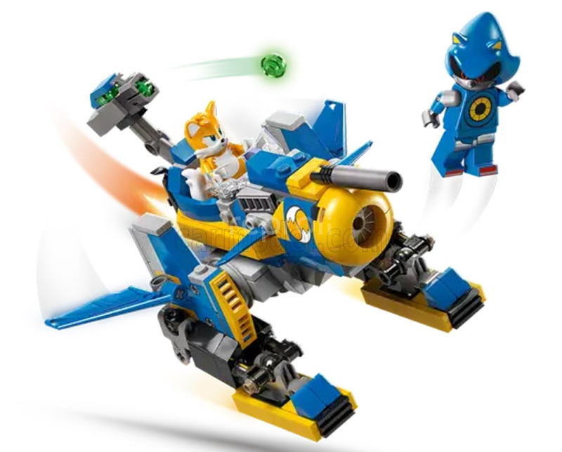 Lego Figures Sonic The Hedgehog - Cyclone Vs Metal Sonic - 290 Pezzi - 290 Pcs Modrá Žlutá
