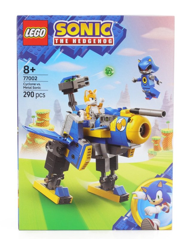 Lego Figures Sonic The Hedgehog - Cyclone Vs Metal Sonic - 290 Pezzi - 290 Pcs Modrá Žlutá