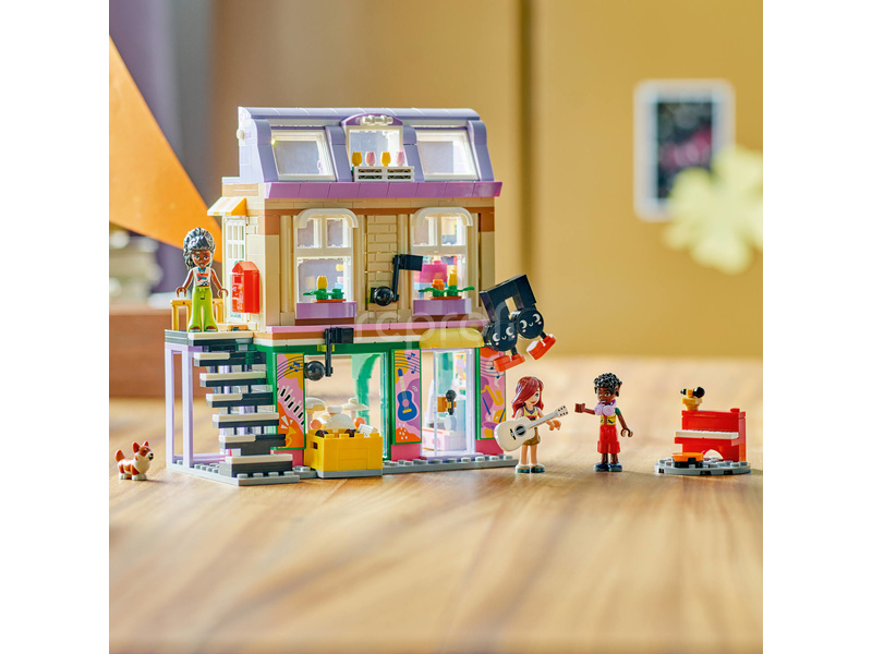 LEGO Friends - Obchod s hudebninami a byt