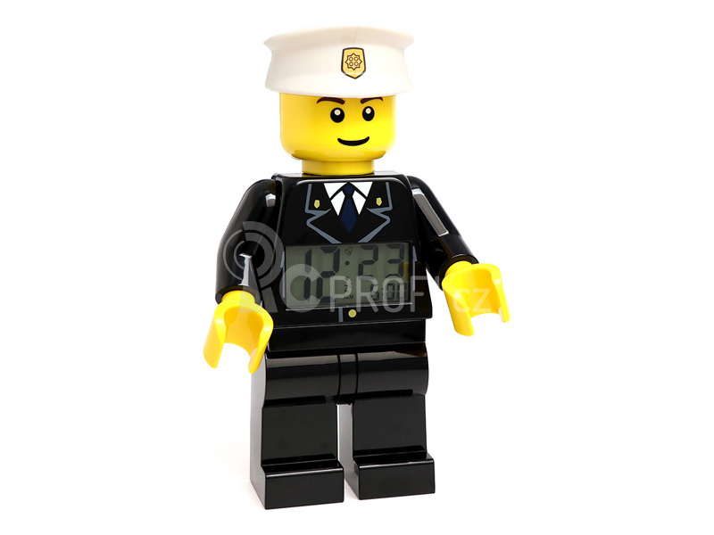 LEGO hodiny s budíkem - City Policeman