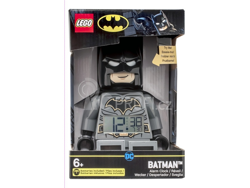 LEGO hodiny s budíkem DC Super Heroes Batman