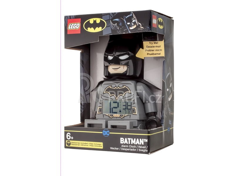 LEGO hodiny s budíkem DC Super Heroes Batman
