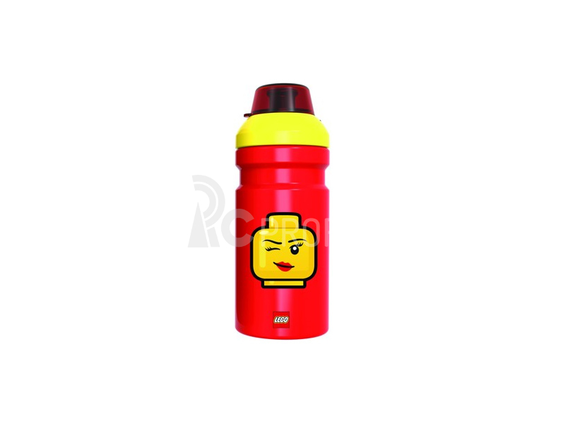 LEGO láhev na pití 0.35L - Iconic Girl červená