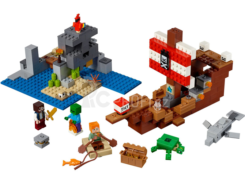 LEGO Minecraft - Dobrodružství pirátské lodi