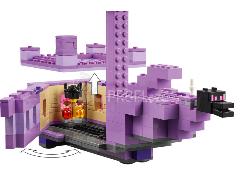 LEGO Minecraft - Drak z Enderu a loď z Endu