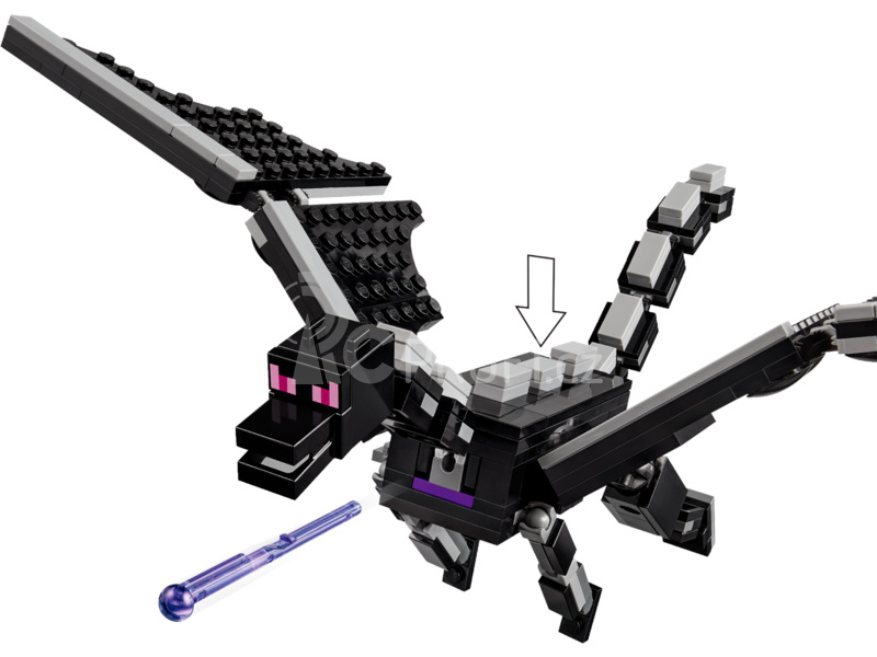 LEGO Minecraft - Drak z Enderu a loď z Endu