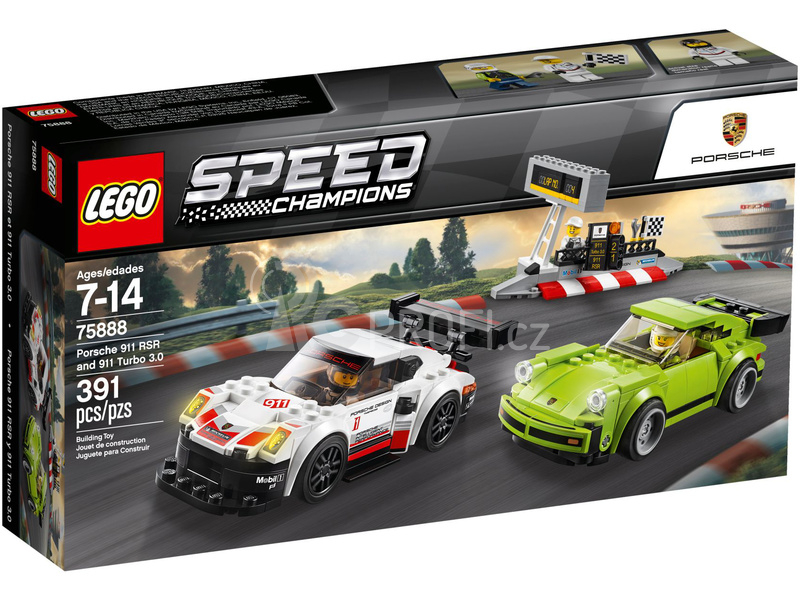 LEGO Speed Champions - Porsche 911 RSR a 911 Turbo 3,0