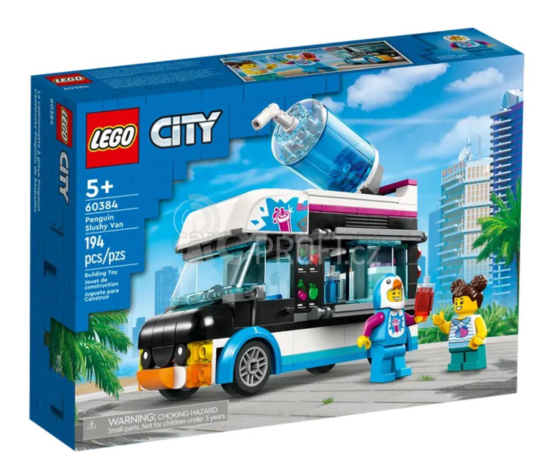 Lego Truck Lego City - Van Ice Drink - Furgoncino Granite Del Pinguino