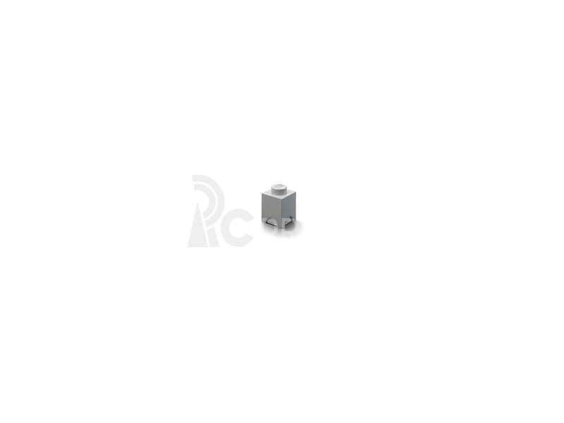 LEGO úložný box 125x125x180mm - šedý