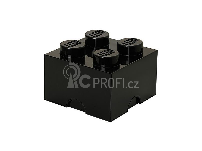 LEGO úložný box 250x250x180mm - černý
