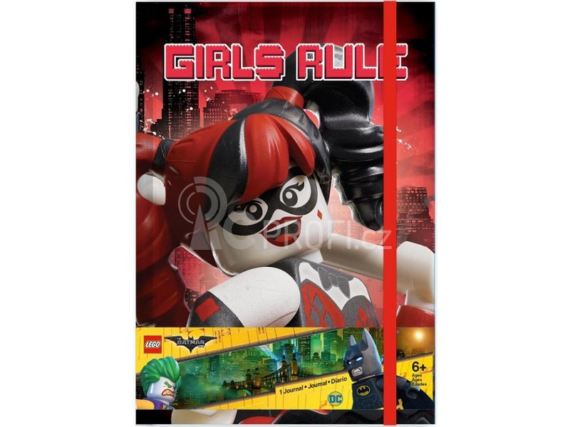 LEGO zápisník - Batman Movie (Harley Quinn/Batgirl)
