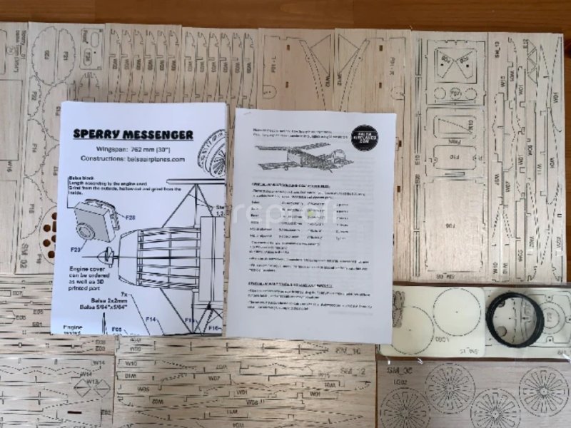 Letadlo Sperry Messenger RC elektro