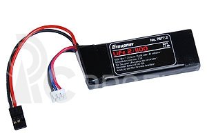 LiFe-sada RX 2/1100 6,6V s JR konektorem