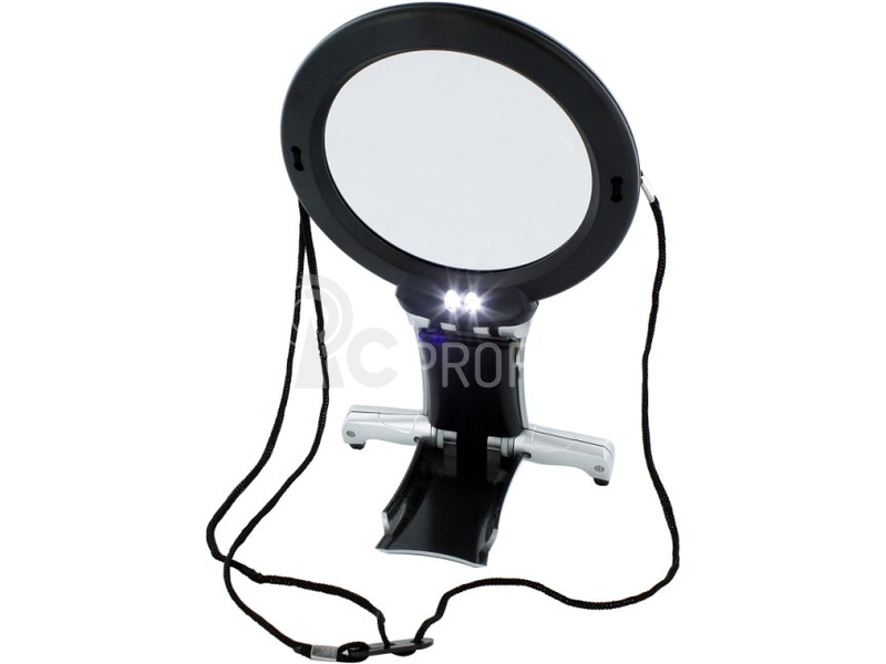 Lightcraft stolní lupa 2x s LED osvětlením