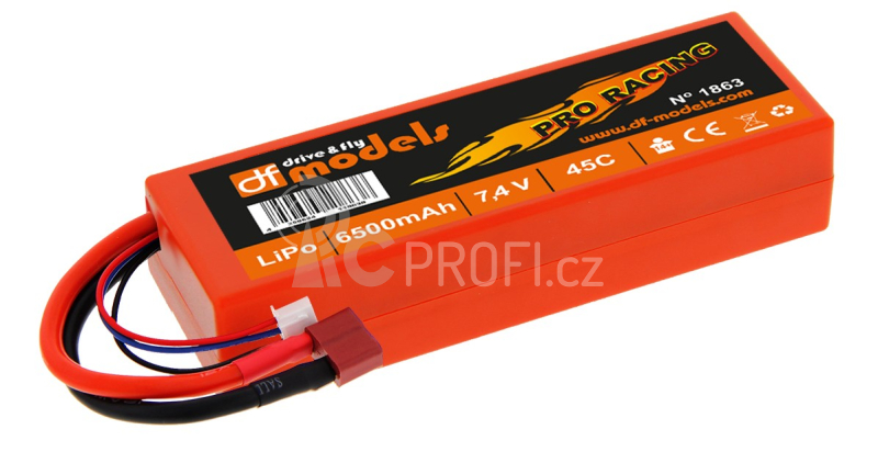 LiPo Akku 7,4 V / 6500 mAh - 45C Pro Racing