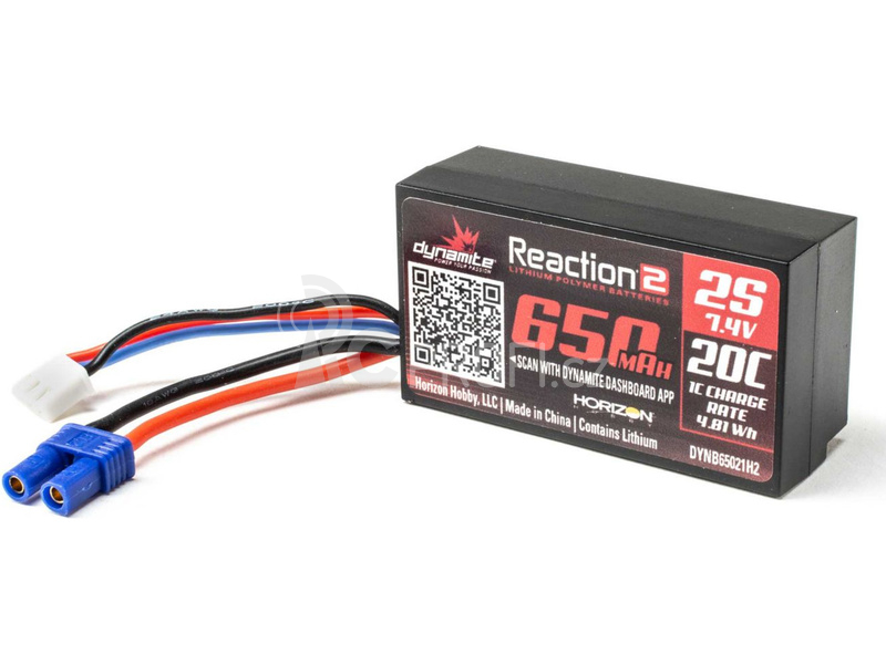 LiPo Car 7.4V 650mAh 2S 20C HC