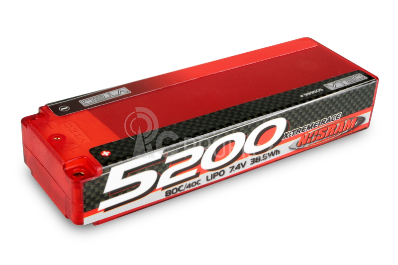 LiPo Competition Car Line Hardcase 5200 - 80C/40C - 7.4V
