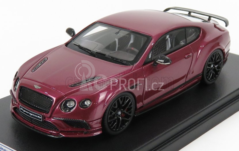 Looksmart Bentley Continental Supersports 2017 1:43 Magenta - Fialová Met