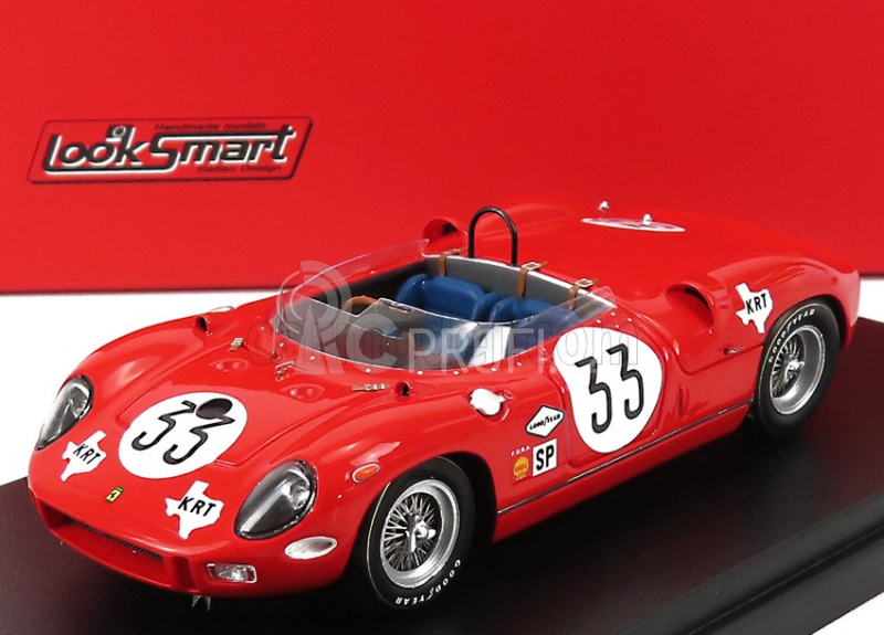 Looksmart Ferrari 275p Spider N 33 12h Sebring 1965 U.maglioli - G.baghetti 1:43 Red