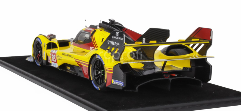 Looksmart Ferrari 499p 3.0l Turbo V6 Team Af Corse N  83 24h Le Mans 2024 Robert Kubica - Robert Shwartzman - Yifei Ye 1:12 Žlutá Červená