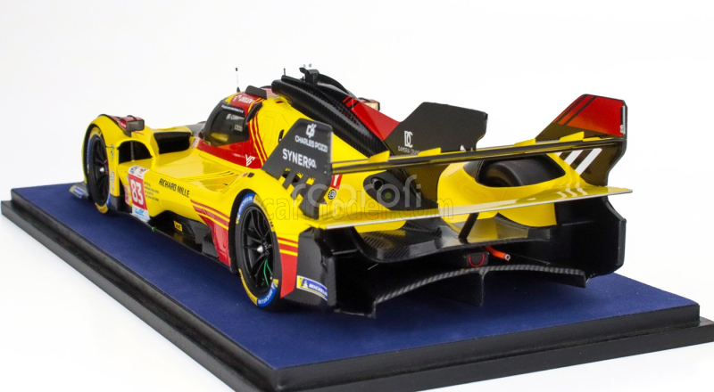 Looksmart Ferrari 499p 3.0l Turbo V6 Team Af Corse N  83 24h Le Mans 2024 Robert Kubica - Robert Shwartzman - Yifei Ye 1:18 Žlutá Červená