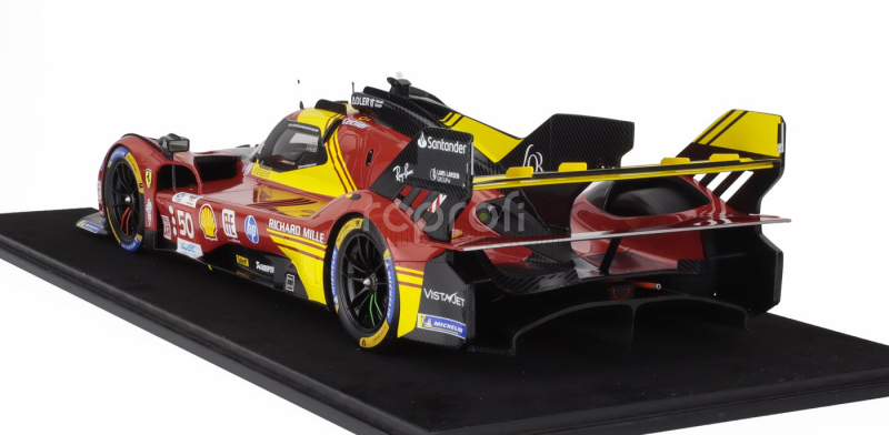 Looksmart Ferrari 499p 3.0l Turbo V6 Team Ferrari Af Corse N 50 Winner 24h Le Mans 2024 Antonio Fuoco - Miguel Molina - Nicklas Nielsen 1:12 Červená Žlutá Černá