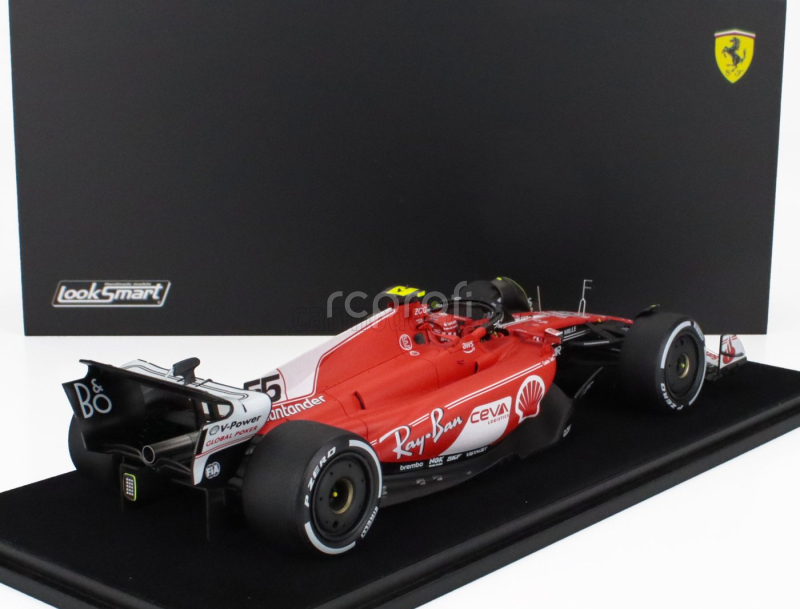 Looksmart Ferrari F1  Sf-23 Team Scuderia Ferrari N 55 Usa Las Vegas Gp 2023 Carlos Sainz 1:18 Červená Bílá Černá