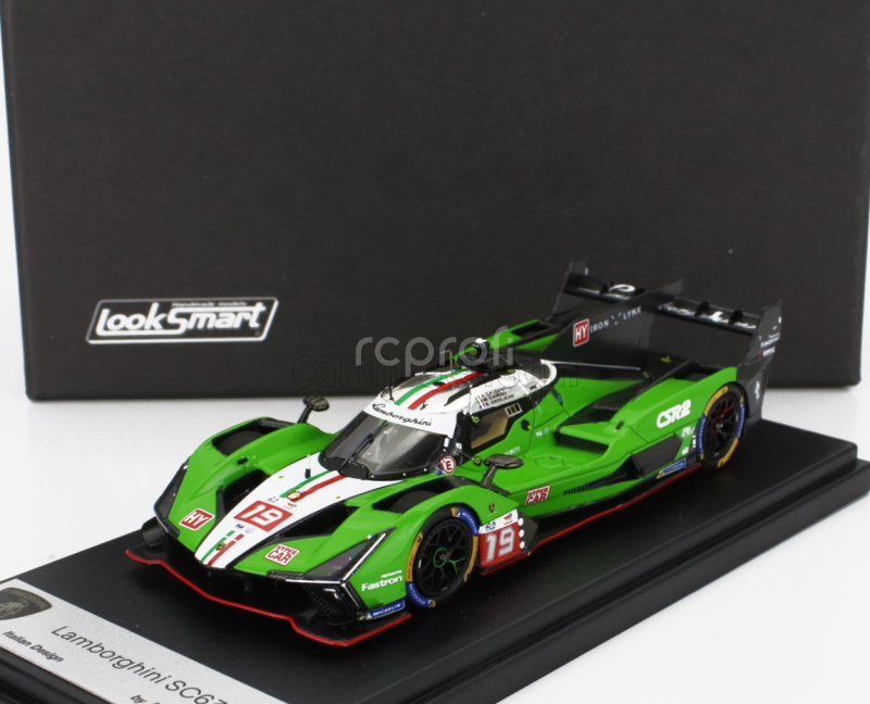 Looksmart Lamborghini Sc63 3.8l V8 Turbo Team Lamborghini Iron Lynx N 19 24h Le Mans 2024 Romain Grosjean - Matteo Cairoli - Andrea Caldarelli 1:43 Zelená Bílá Černá