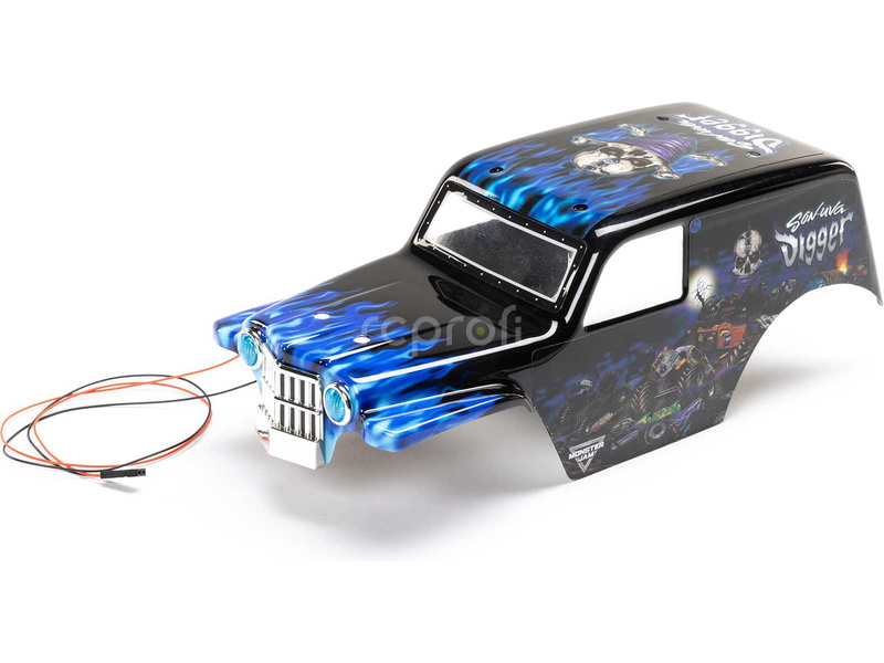 Losi karosérie Son Uva Digger nabarvená: Mini LMT