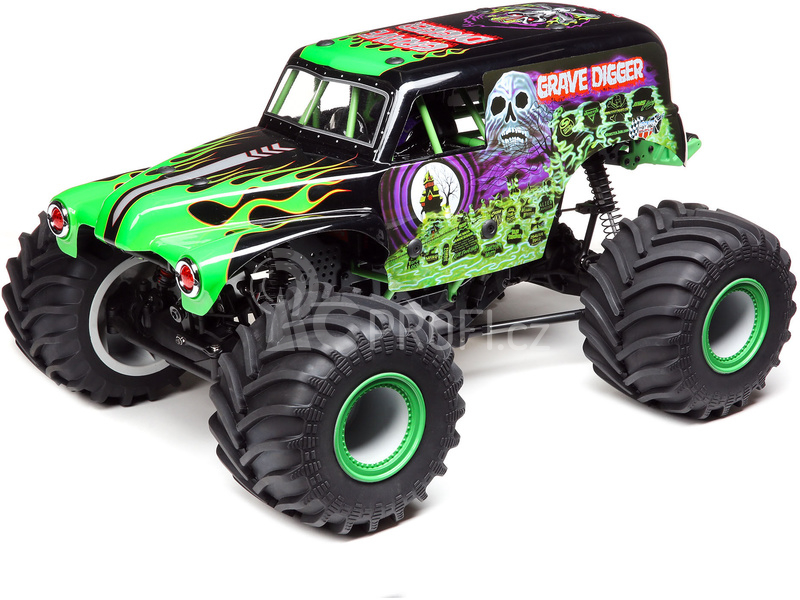 RC auto Losi LMT Monster Truck 1:8 4WD RTR Grave Digger