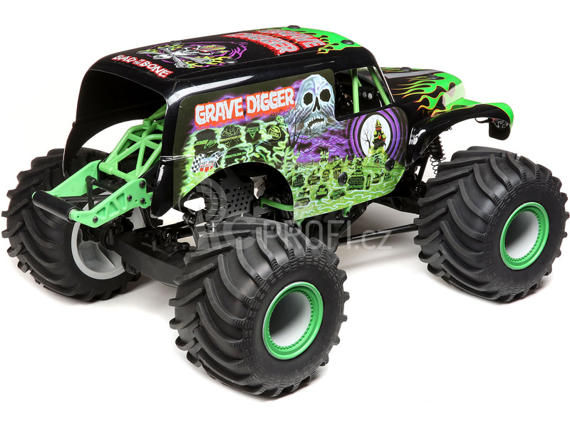 RC auto Losi LMT Monster Truck 1:8 4WD RTR Grave Digger