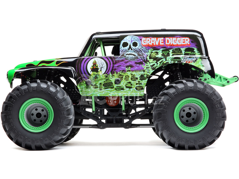 RC auto Losi LMT Monster Truck 1:8 4WD RTR Grave Digger