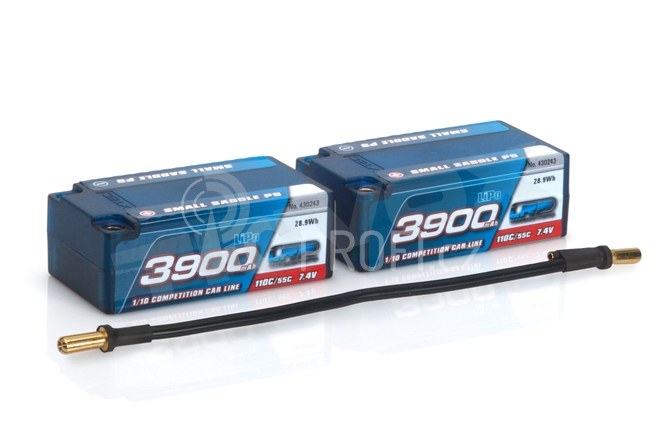 LRP 3900 - SMALL SADDLE P5 - 110C/55C - 7.4V LiPo 1/10 Competition Car Line Hardcase
