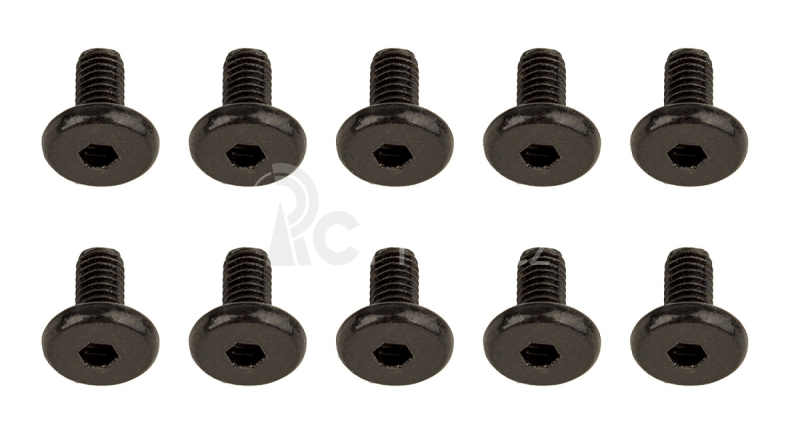 M3x6mm LP imbusový šroub, 10 ks.