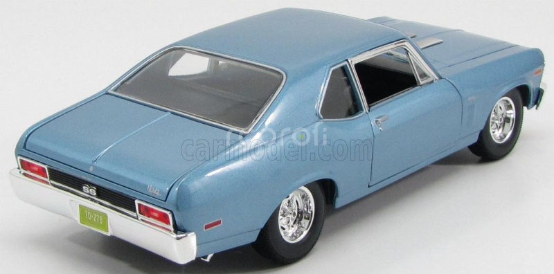 Maisto Chevrolet Nova Ss Coupe 2-door 1970 1:18 Světle Modrá